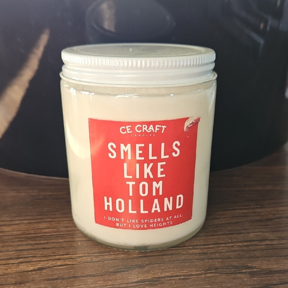 Smells Like Tom Holland Craft Cream Scented Candle